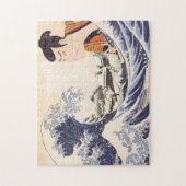 Die Collages der Great Wave Ukiyoe Puzzle (Vertikal)