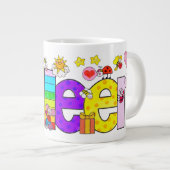 Die Colleen-Tasse Jumbo-Tasse (Vorderseite Rechts)