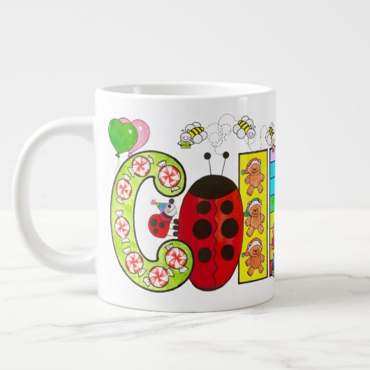 Die Colleen-Tasse Jumbo-Tasse (Links)