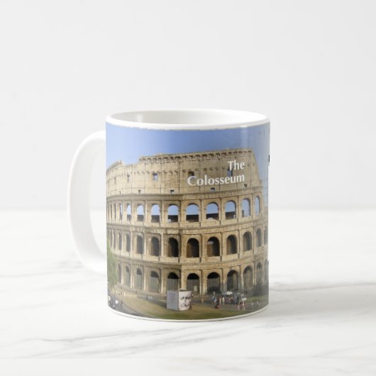 Die Colosseum historische Tasse (Vorderseite Links)