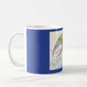 Die Combo-Tasse "Achtung für die Welt" Kaffeetasse (Links)