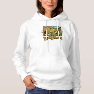 Die Comic-Charakter-Platten der Flintstones- Hoodie