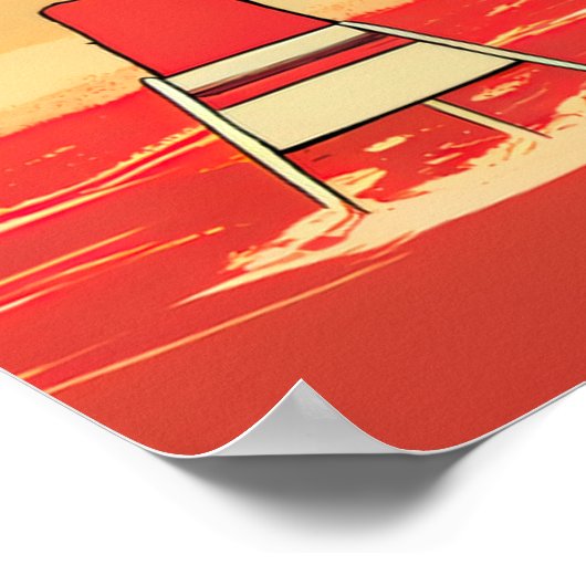 Die Comic des Bades Poster (Ecke)