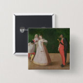 Die Commedia- dell'artefirma Button (Vorne & Hinten)