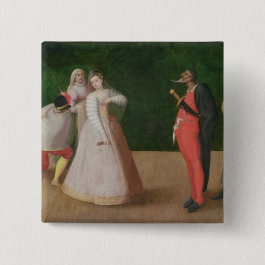 Die Commedia- dell'artefirma Button (Vorderseite)