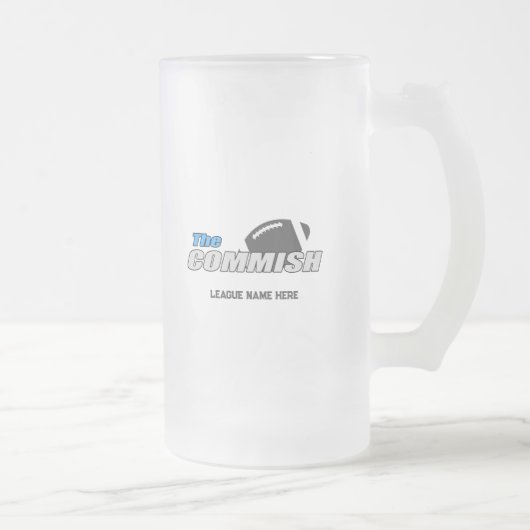 Die Commish 16 oz Mattierte Tasse Fantasy Football (Rechts)