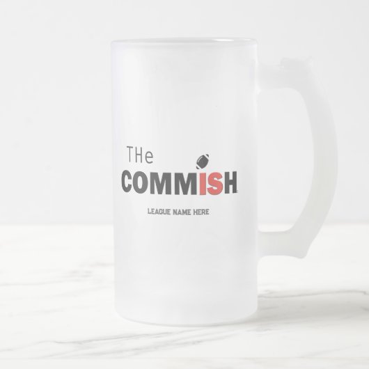 Die Commish 16 oz Mattierte Tasse Fantasy Football (Rechts)