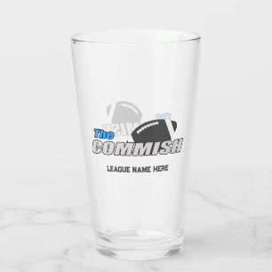 Die Commish Custom 16 oz Pint Bierglas Glas