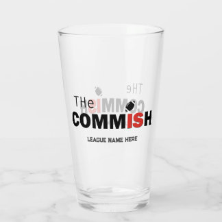 Die Commish Custom 16 oz Pint Bierglas Glas