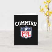 Die Commissions Funny Fantasy Football League Fffl Karte (Gelbe Blume)