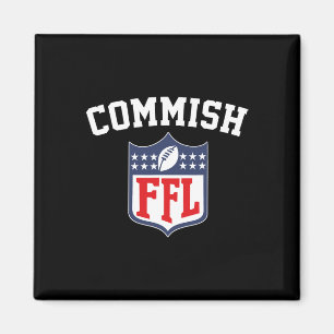 Die Commissions Funny Fantasy Football League Fffl Magnet