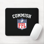 Die Commissions Funny Fantasy Football League Fffl Mousepad (Mit Mouse)