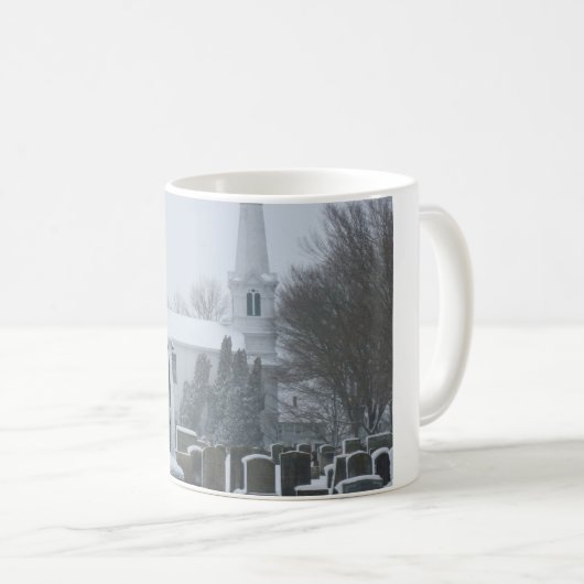 Die Common, kleines Compton, Rhode Island Kaffeetasse (VorderseiteRechts)