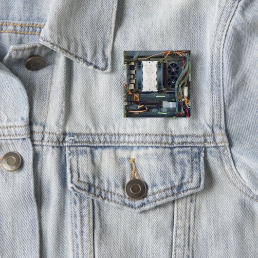 Die Computerausrüstung Button (Beispiel)