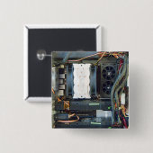 Die Computerausrüstung Button (Vorne & Hinten)