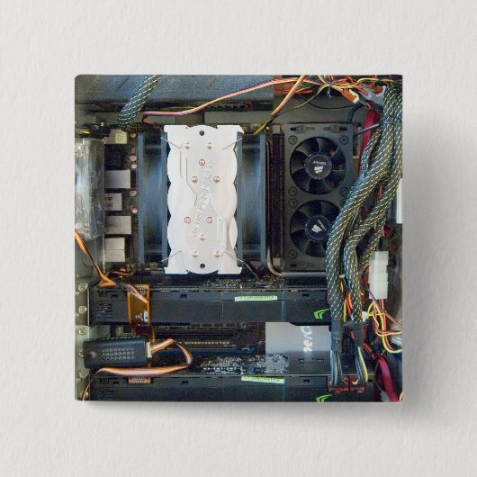 Die Computerausrüstung Button (Vorderseite)