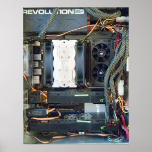 Die Computerausrüstung Poster