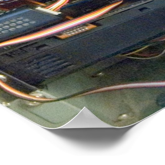 Die Computerausrüstung Poster (Ecke)