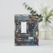 Die Computerausrüstung Postkarte (Stehend Vorderseite)
