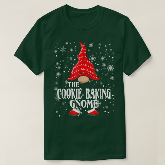 Die Cookie Baking Gnome Matching Family Group Chri T-Shirt (Design vorne)