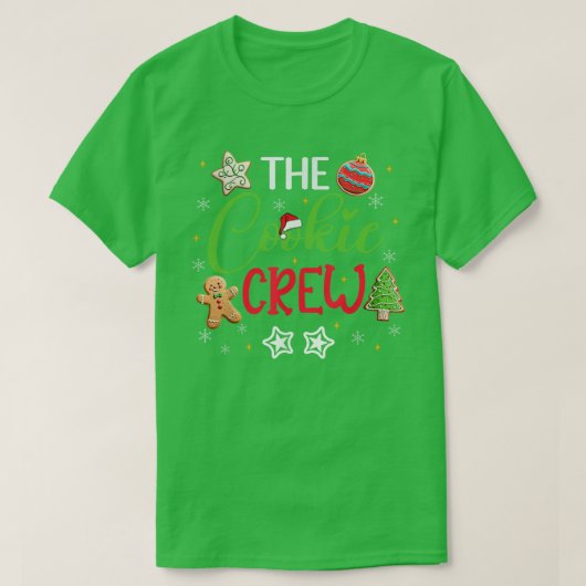Die Cookie-Crew Weihnachten Backkost Lover Kids T-Shirt (Design vorne)