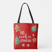 Die Cookie-Crew Weihnachts-Totentasche Tasche (Rückseite)