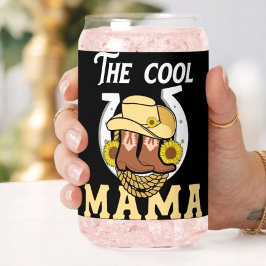 Die Cool Mama | Westlicher Muttertag Einzigartig Dosenglas