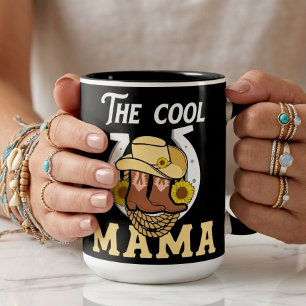 Die Cool Mama   Westlicher Muttertag Einzigartig Zweifarbige Tasse