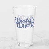 Die Coole Ehefrau der Welt Glas (Vorderseite)
