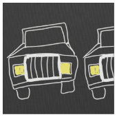 die coole Fahrt Stoff (Nahaufnahme)