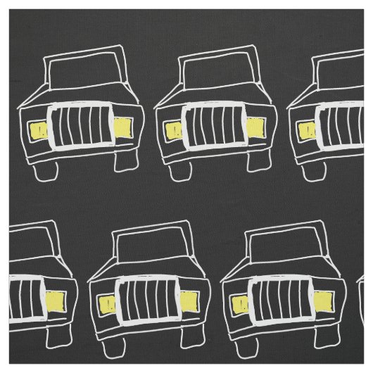 die coole Fahrt Stoff (Muster)