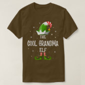 Die Coole Grandma Elf Family Matching Group Christ T-Shirt (Design vorne)