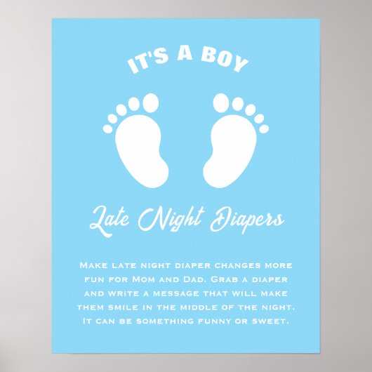 Die Coole Kinderdusche spätabends Poster (Vorne)