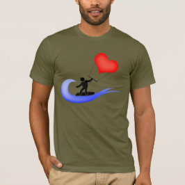 Die coole kitesurfing Ikone der Liebe T-Shirt