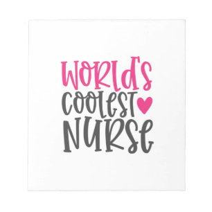 Die Coole Krankenschwester der Welt Notizblock