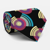 Die coole Krawatte des Kunst-Deko-Entwurfs-Mannes (Gerollt)