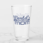 Die Coole Mama der Welt Glas (Rückseite)