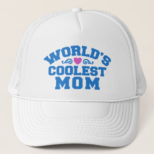 Die Coole Mama der Welt Truckerkappe (Vorderseite)