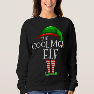 Die Coole Mama Elf Familie Matching Group Weihnach Sweatshirt