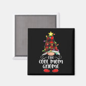 Die Coole Mama Gnome Matching Family Group Christm Magnet (Vorderseite/Rückseite)