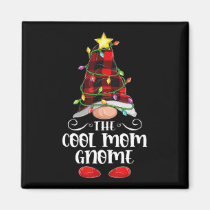 Die Coole Mama Gnome Matching Family Group Christm Magnet