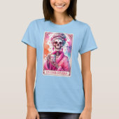 Die Coole Oma Tarot Card Funny Skelett T-Shirt (Vorderseite)