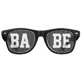 Die Coole schwarze Frau Partybrille (Vorderseite)