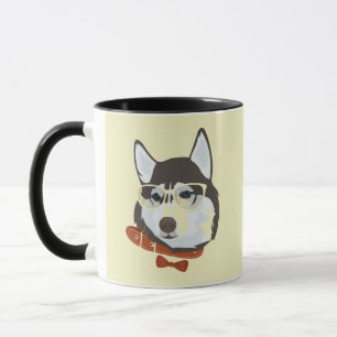 Die coole sibirischer Schlittenhund-HundeTasse Tasse