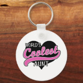 Die Coole Tante der Welt Schlüsselanhänger (Vorderseite)