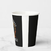 Die coole Türkei am Tisch Retro Erntedank Fal Pappbecher (Links)