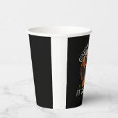 Die coole Türkei am Tisch Retro Erntedank Fal Pappbecher (Rechts)