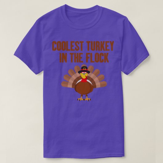 Die coole Türkei in der Flock Trimix T-Shirt (Design vorne)