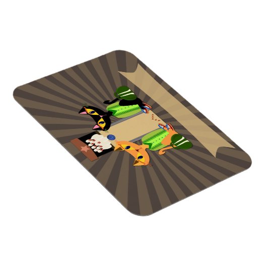 Die Coolen Alley Cats Magnet (Rechte Seite)