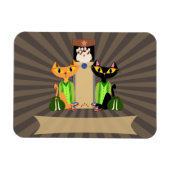 Die Coolen Alley Cats Magnet (Horizontal)